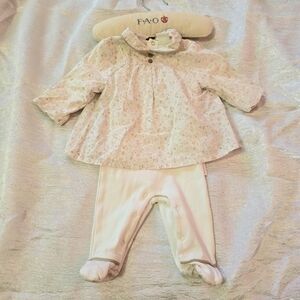 Floral Print Kids One Piece Footie